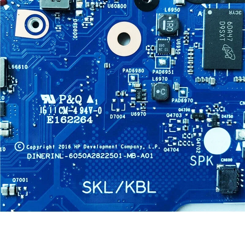 6050A2822501 Motherboard for HP Pavillion 240 G5 14-AM Laptop Motherboard with I5-7200U I7-7500U CPU DDR4 UMA