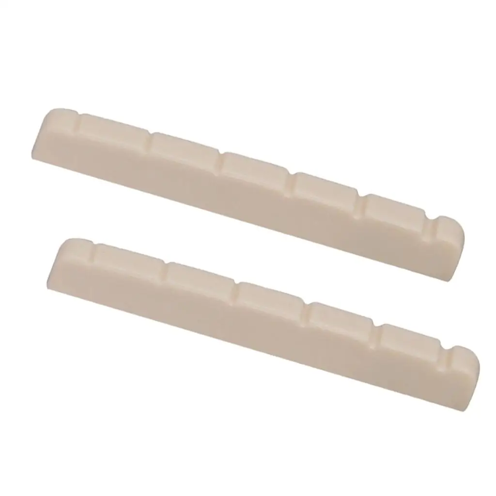 2pcs Electric Guitar Nut Saddle Bone Bridge Nut for Acoustic Folk Guitar Replacement Spare Part Guitar Accessories