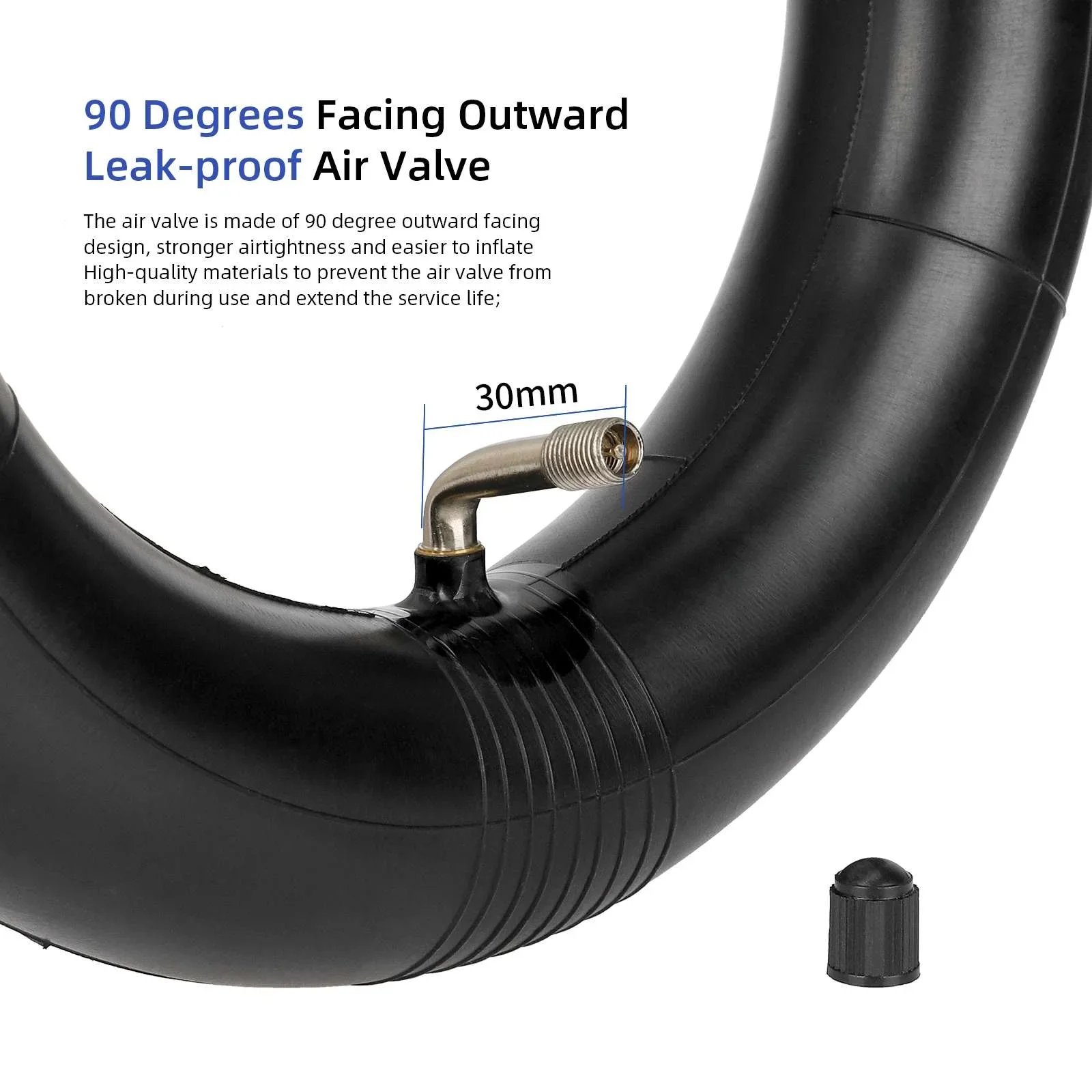 Ulip 10*2.5 Thickened Inner Tube with Tire Lever for Kugoo M4 Zero 10X VSETT Electric Scooter 10x2.5 Reinforced 10 Inch Tube Set