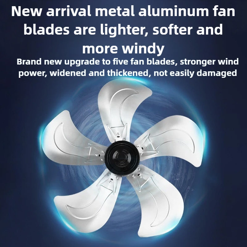 Ventilador de piso de escritorio, potente ventilador Industrial de fábrica, ventilador eléctrico doméstico de suelo a suelo de sitio de construcción comercial, alta potencia