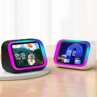 Smart Bluetooth Speaker Translator Large-Screen Weather Temperature With LCD Display Table Speaker Clock Bedroom Office Decor 4