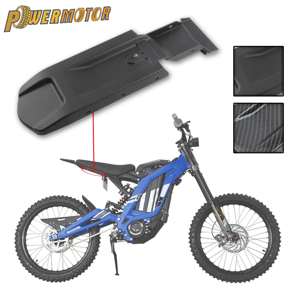 Motorrad-Untersitzschutz aus Kohlefaser für Surron Light Bee X Dirt Bike Enduro Motocross Modifiziertes Zubehör