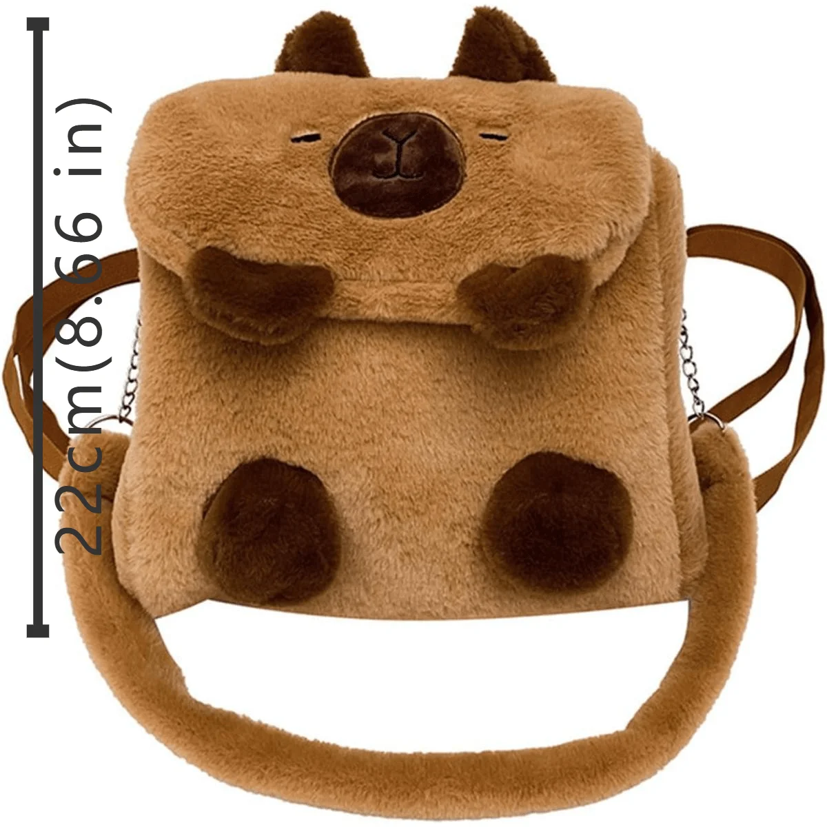 Simpatico mini zaino Capybara - Piccola borsa multiuso per donna, regalo di Halloween/Pasqua/Compleanno/Natale per donna
