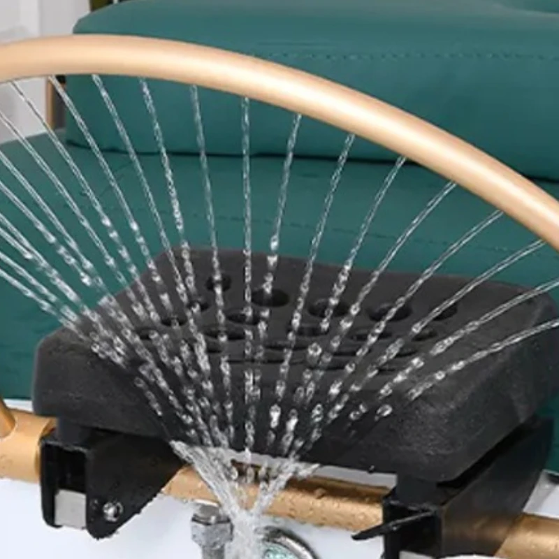 كرسي شامبو مصفف الشعر مريح لتدليك التجميل والبساطة كرسي شامبو منزلي من جلد البولي يوريثان شامبو وإضاءة MHXFY