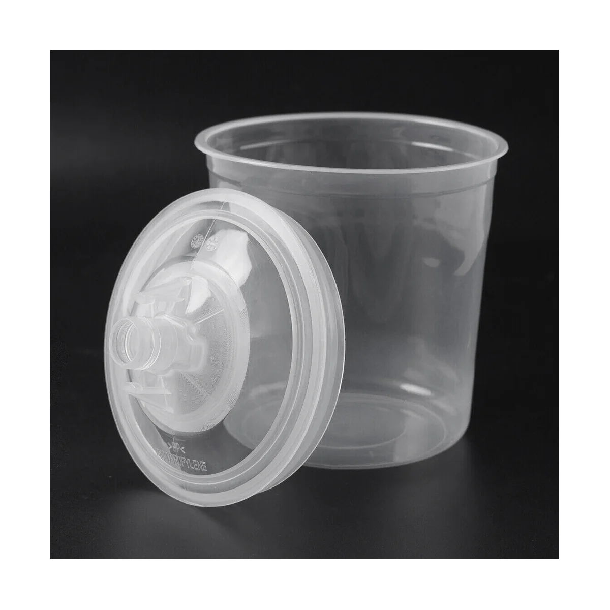 Taza de pintura desechable 600CC, tanque de mezcla de pintura en aerosol, tipo H/O, taza desechable rápida