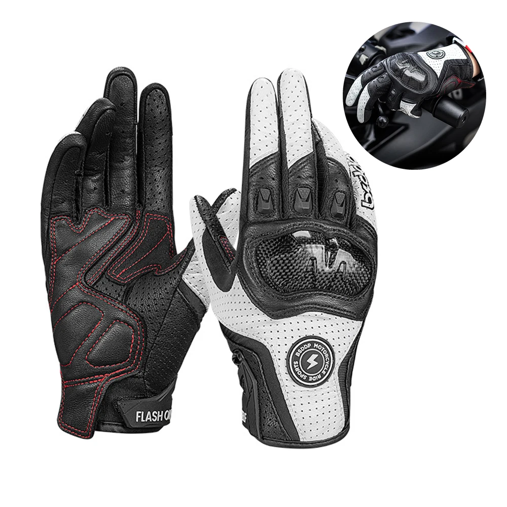 

Motorcycle Leather Gloves Men Woman Motocross Motorcyclist Sports Cycling Summer Winter Thermal Mtb Riding Driving Biker Glove