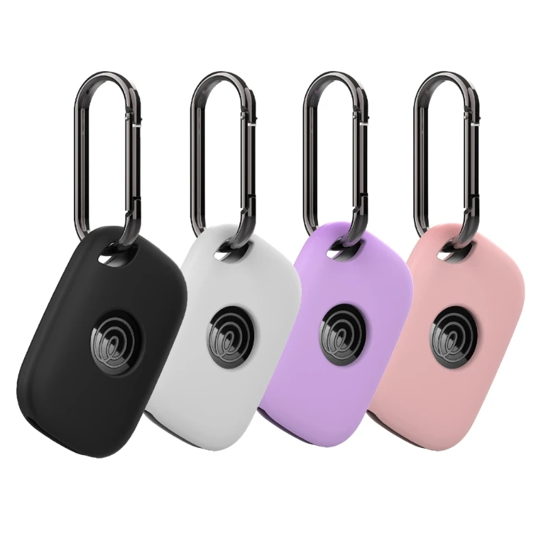 Full Coverage Protective Silicone Sleeve Water Resistant Housing With Keyring for Tile Life 360 2024 Locator Travel Use