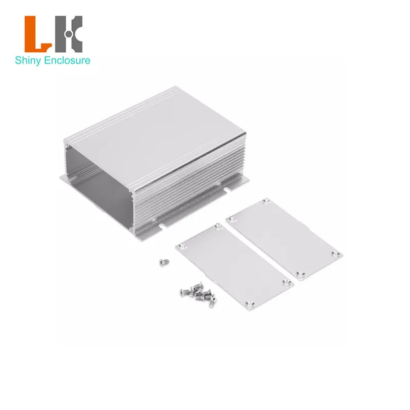 LK-ALW14 PCB Instrument Electronic Aluminum Power Amplifier Extruded Control Enclosure Project Box 39x89x130mm