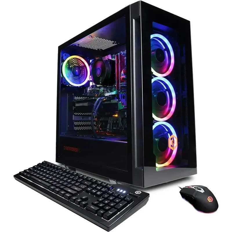 AOTESIER PC para juegos AMD Core A8 7680/240G SSD montaje DIY escritorio conjunto completo de ordenador de juegos de deportes electrónicos 256/500G SSD 8/16G RAM juego