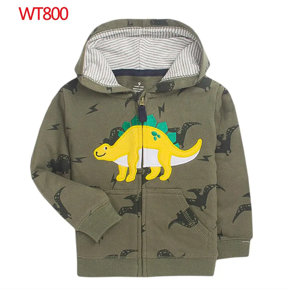 2024 Kids Jacket Children\'s Hooded Coat Autumn Winter Cotton Single-layer Sweater Toddler Boys Sport Style Girls Spring Clothing