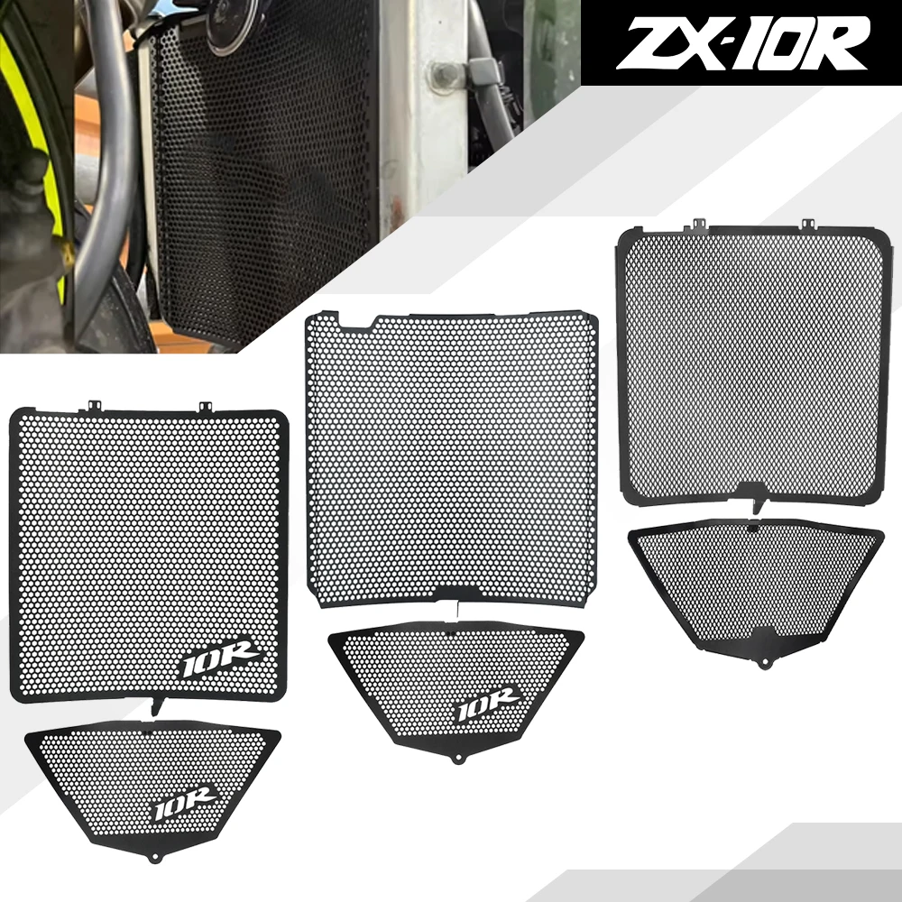 

ZX-10R аксессуары для мотоциклов, решетка радиатора, защитная крышка, алюминий для Kawasaki ZX-10R/ZX-10RR ZX10R ZX10 RR 2011-2020