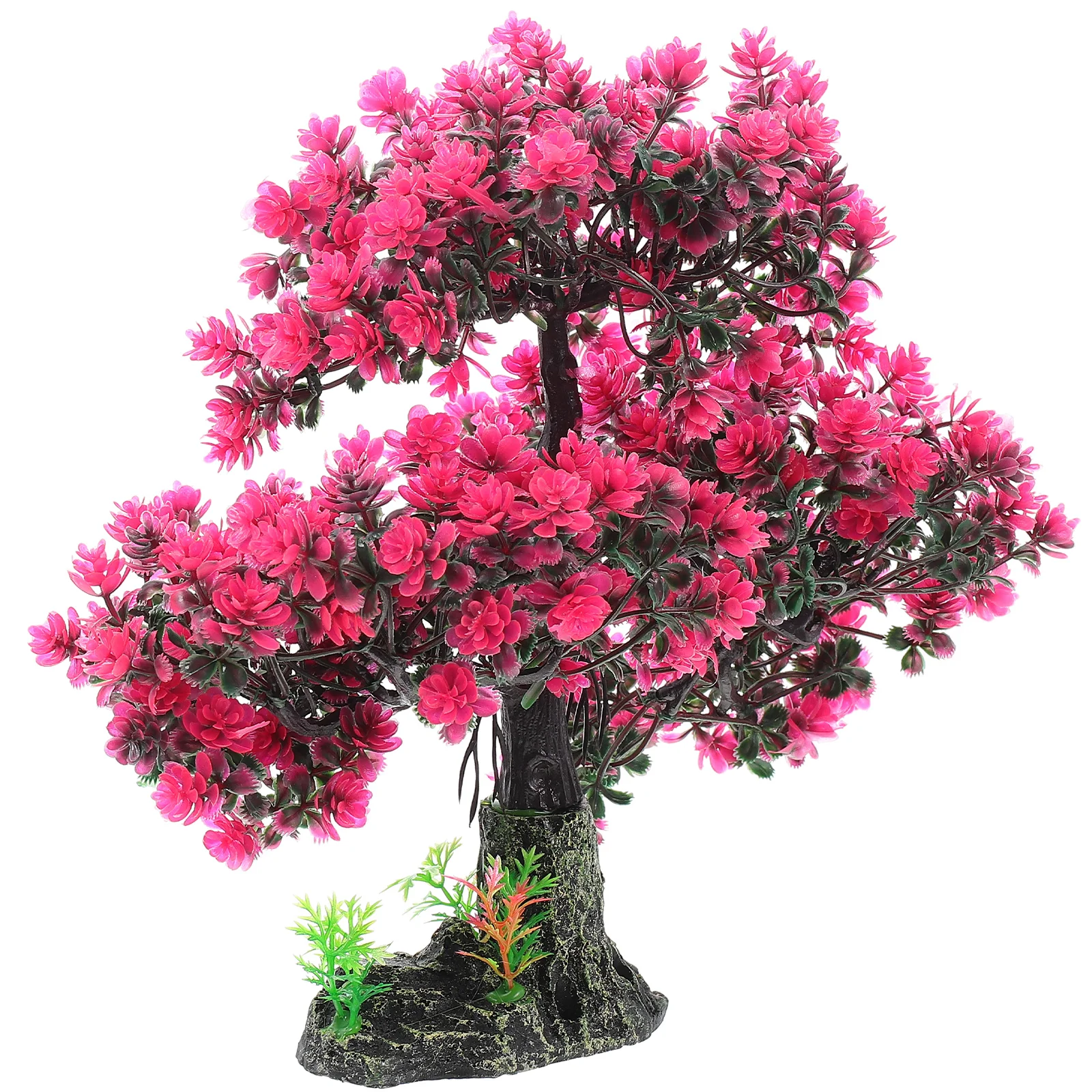 Artificial Tree Decor for Fish Tank Aquarium Simulation Resin Plant Landscaping Ornament Underwater Craft Desktop Decorative