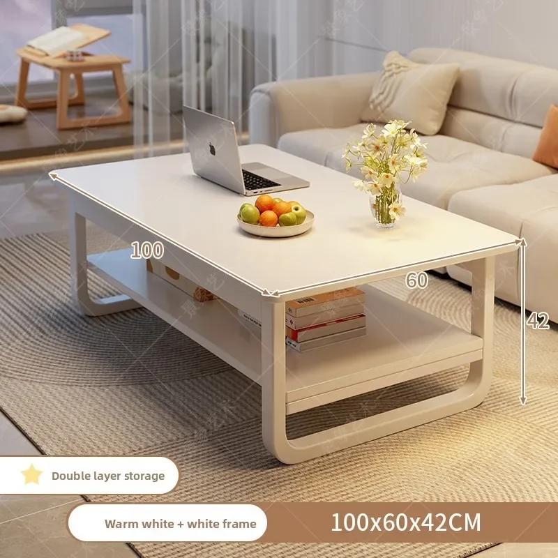 

Coffee Table Living Room Small Apartment Sofa Next To A Few Balconies Tea Table Small Tea Table Rectangular Low Table