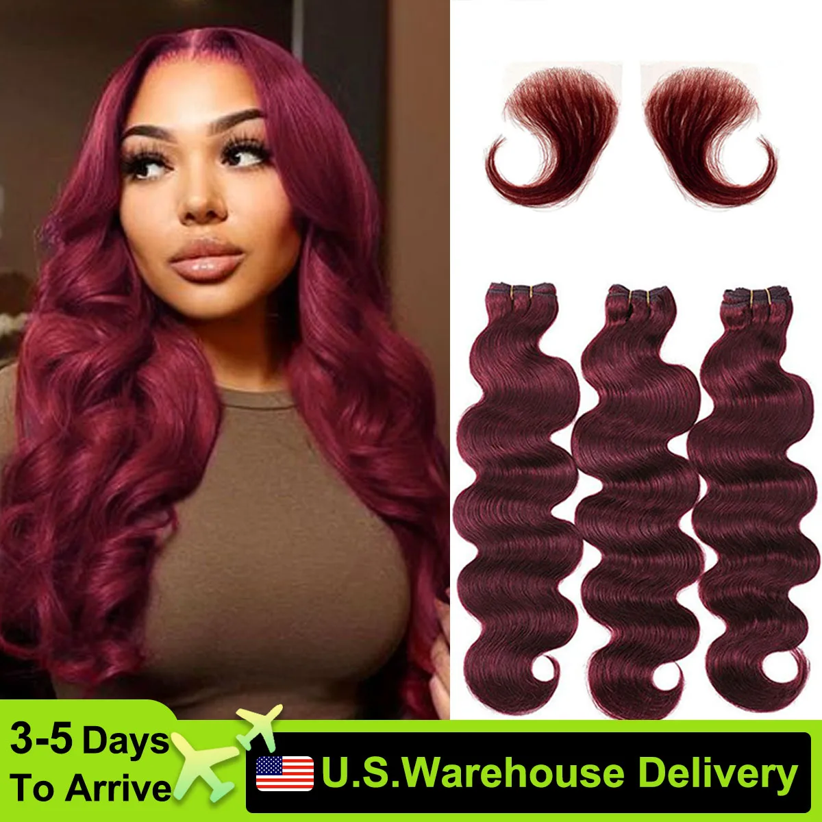 

99J Burgundy Lace Front Wigs Human Hair 13x6 Body Wave Lace Front Wigs Human Hair Pre Plucked Red Wine Glueless Human Hair Wigs