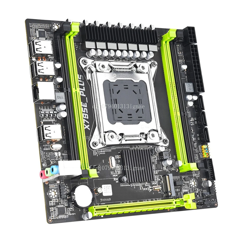 X79SE PLUS computer main board 2011 pin support Zhiqiang E5 dual channel D3 with M.2