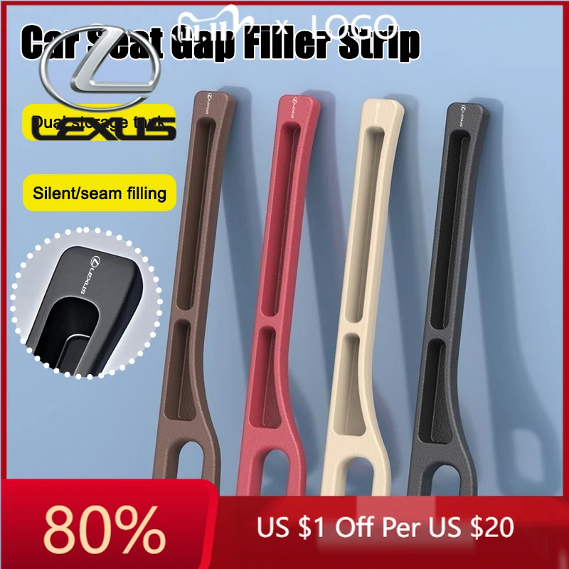 

Новые наклейки для интерьера 2026 года, 2 шт., декоративные заглушки для зазоров между сиденьями, для Lexus ES300 RX330 RX300 GS300 IS250 IS20