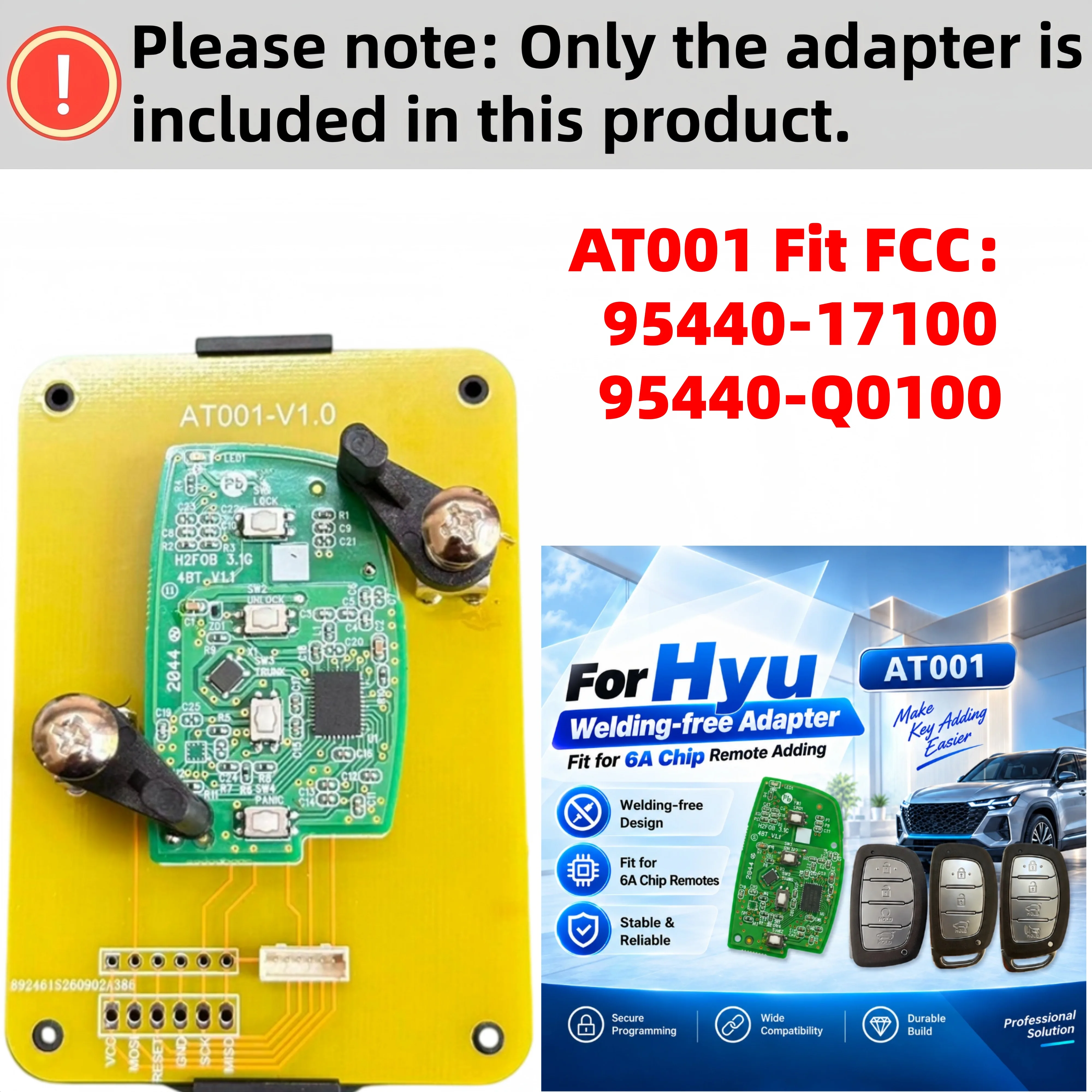 Atml Killer 6A Key Unlocking and Refreshing Tool Suitable for Hyundai/Kia, Complete Set of 6 Models with No Welding Adapter