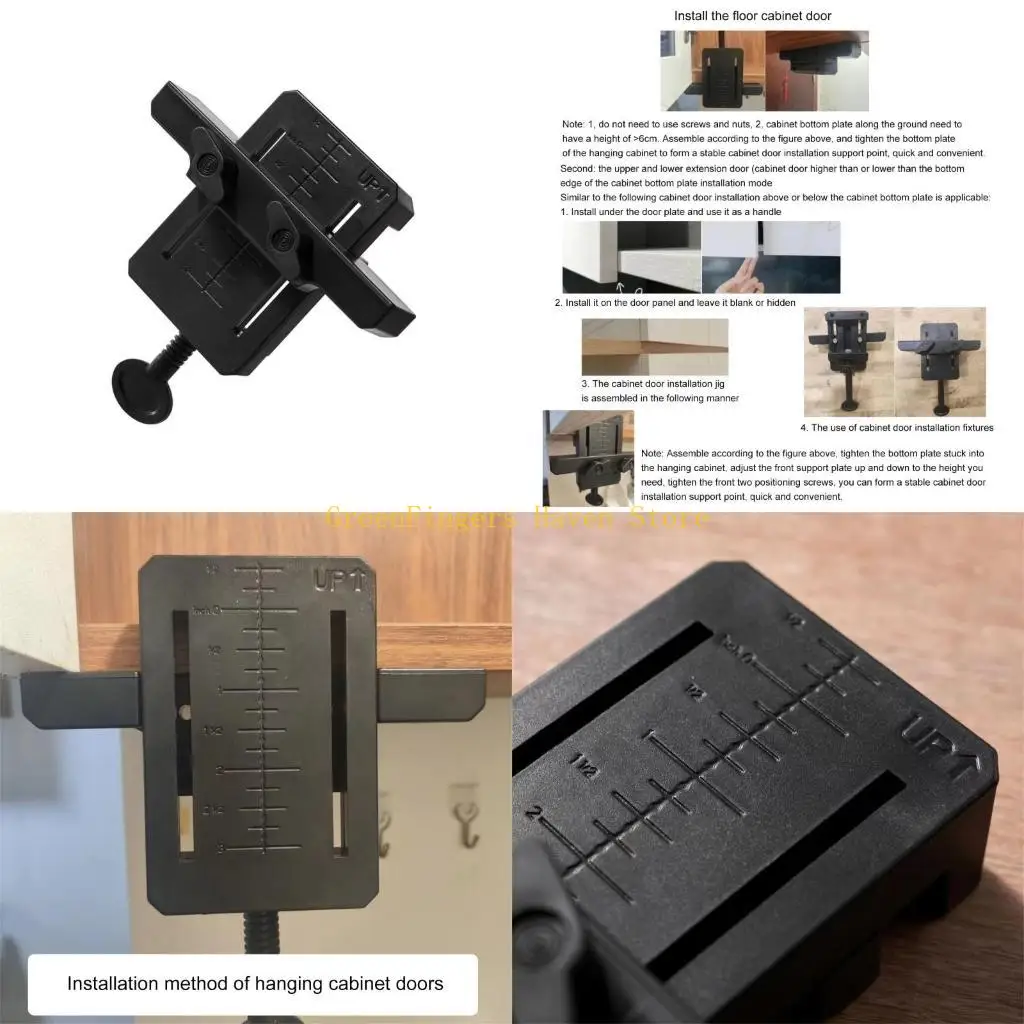 

F68D Time Saving Cabinet Door Hanging Clamp Fixing Clamping for Maintenance Workers