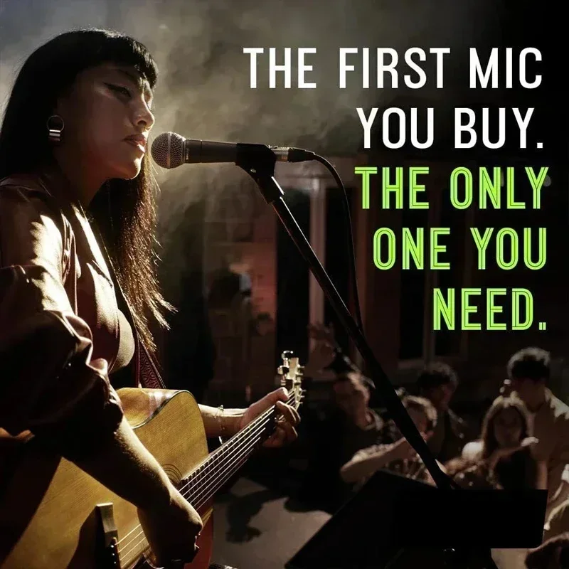 ميكروفون ديناميكي قلبي معدني SM58 لمرحلة الغناء ميكروفون سلكي احترافي لتسجيل صوتي Shure Karaoke BBOX