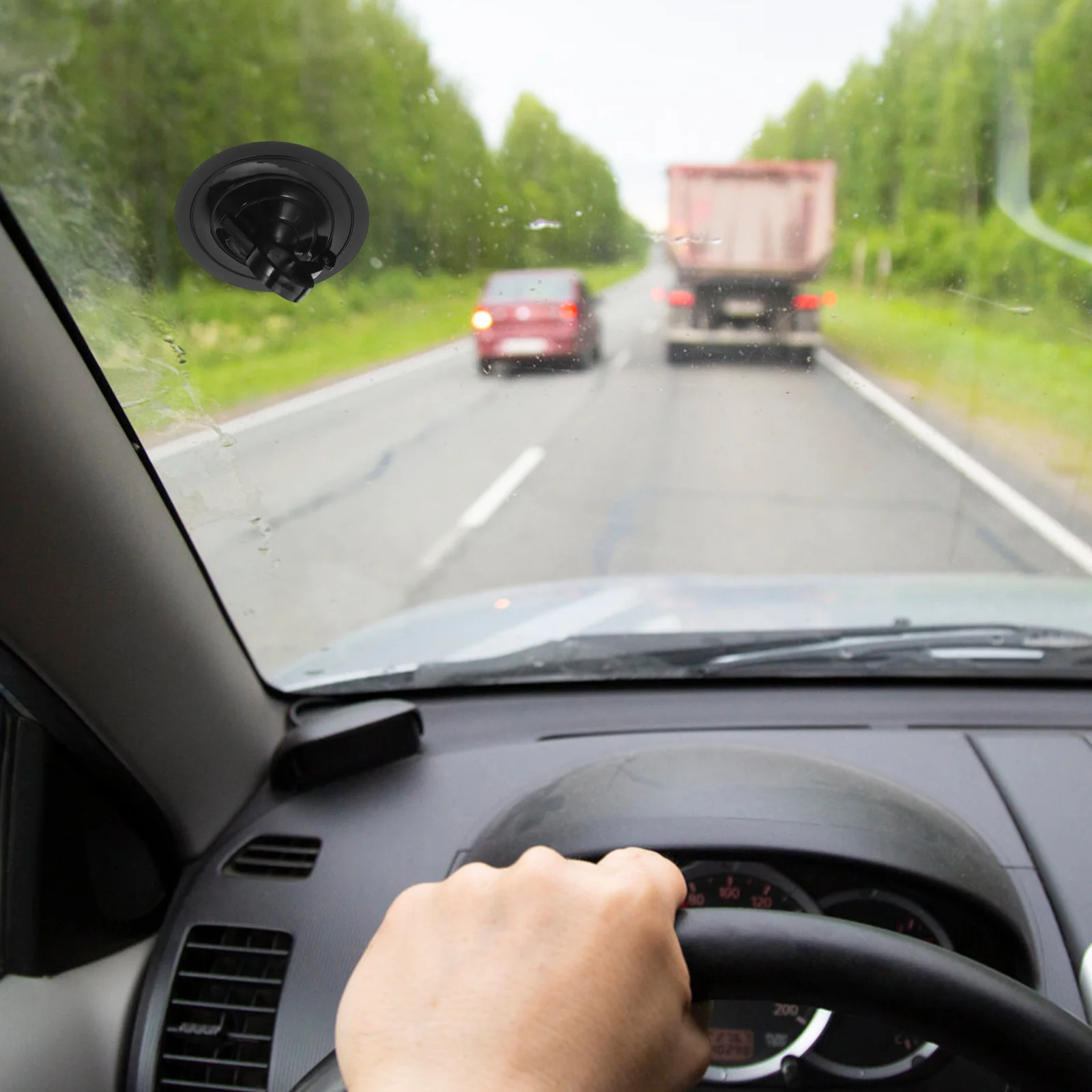 

4pcs Heavy Duty Car Windshield Suction Cups Strong Sunshade Holders Durable Automotive Window Curtain Rack Thickened Mirror