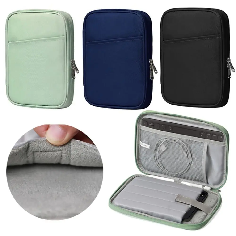 6-8 inch e-Reader Sleeve Universal Anti Scratch Tablet Storage Bag Wear Resistant for Kindle Paperwhite/Kobo Clara Libra