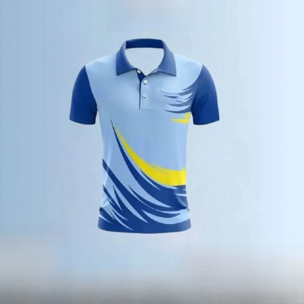 

Business Shirt Breathable Quick Dry Short Sleeve Printed Turn-down Collar Heat Sublimation Women's Summer Fashion Top