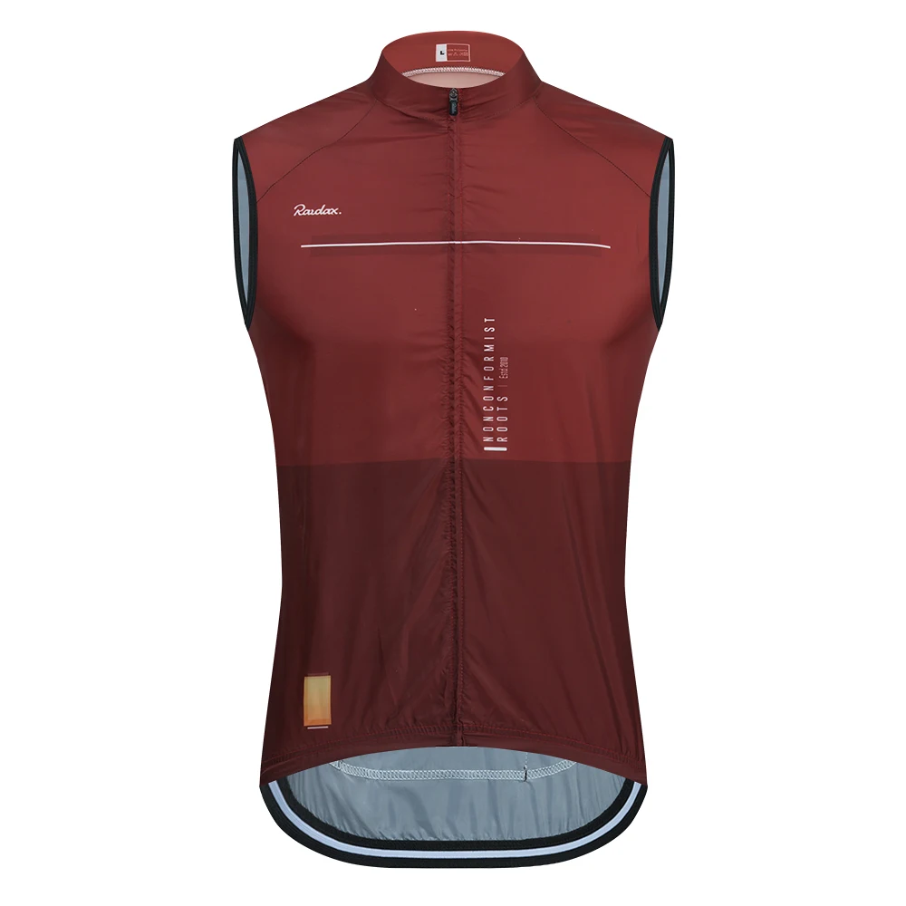 Mannen Raudax Mouwloos Fietsen Vest Mesh Ciclismo Lets Gobik Hemd Jersey Winddicht Fietsen Kleding Gilet Motorfiets Vest