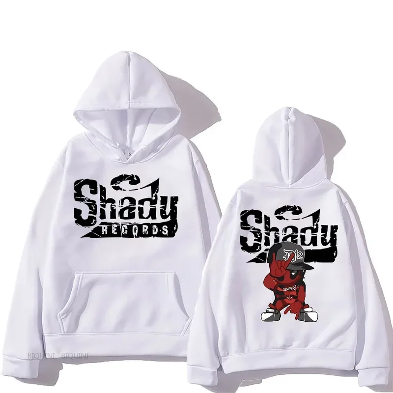 Houdini 2024 Album Printed Hoodies Eminem Shady Records Sweatshirts Streetwear Long Sleeve Casual Hip Hop Men Women Clothing