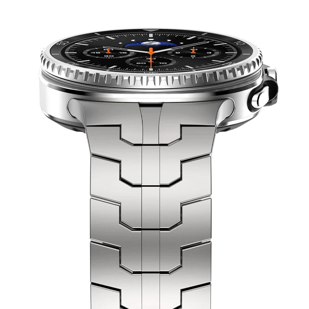 �y�Z�[�����zSamsung Galaxy Watch 8 classic 46mm 44mm 40mm�p �A�[�}�[���^���o���h �X�e�����X�X�`�[���u���X���b�g correa pulseira Galaxy Watch 8�X�g���b�v