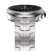 Correa de Metal armadura para Samsung Galaxy Watch 8 classic 46mm 44mm 40mm pulsera de acero inoxidable correa pulseira Galaxy Watch 8 Correa