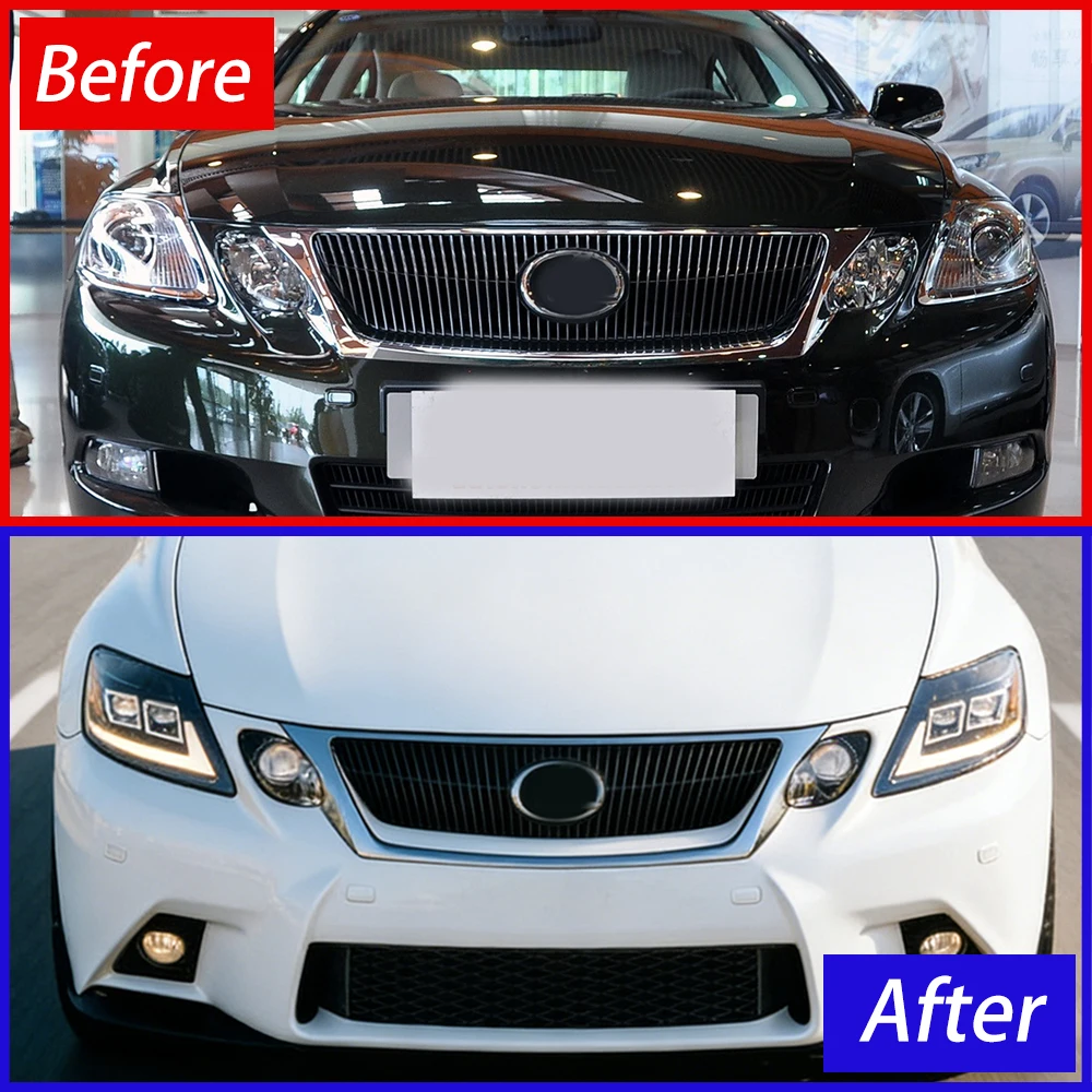 For LEXUS GS300 2004-2012 Car Front Lamps Headlight Assembly Upgrade LED High Quality Plug and Play Auto Accessories