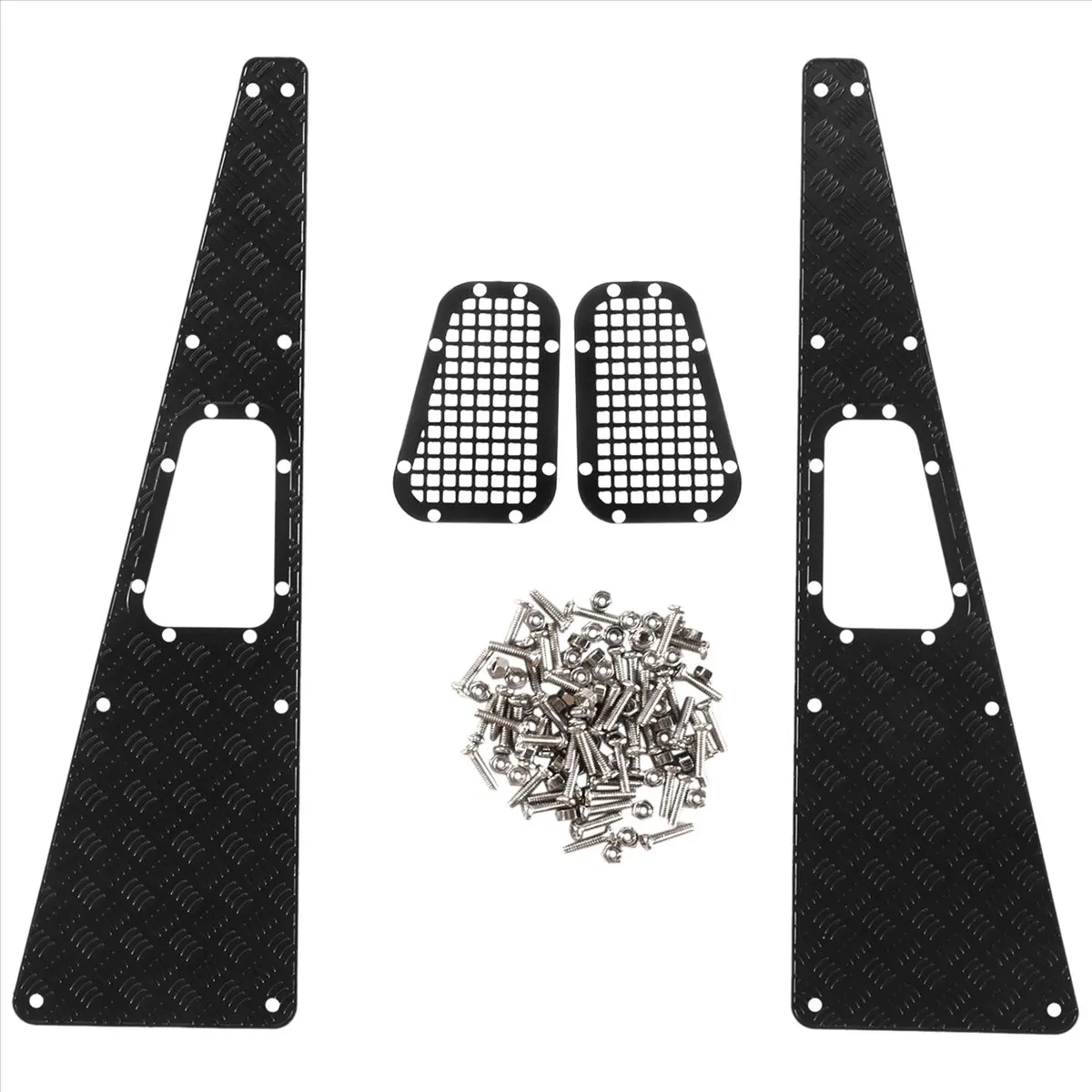 【HOT N07R】 Metal Anti-Skid Plate Intake Grille for -4 TRX4 1/10 RC Crawler Upgrade Parts Accessories