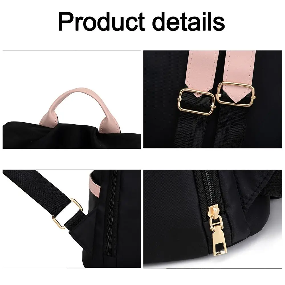 Casual Oxford Backpack Women Waterproof Nylon School Bags For Teenage Girls High Quality Fashion Travel Tote Packbag