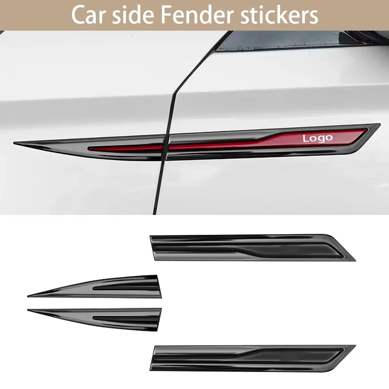 Car Door Fender Side Blade Badge Car Body Protective car Metal Sticker For Greatwall Ora 03 05 Good Cat GT Funky Cat Ballet Cat