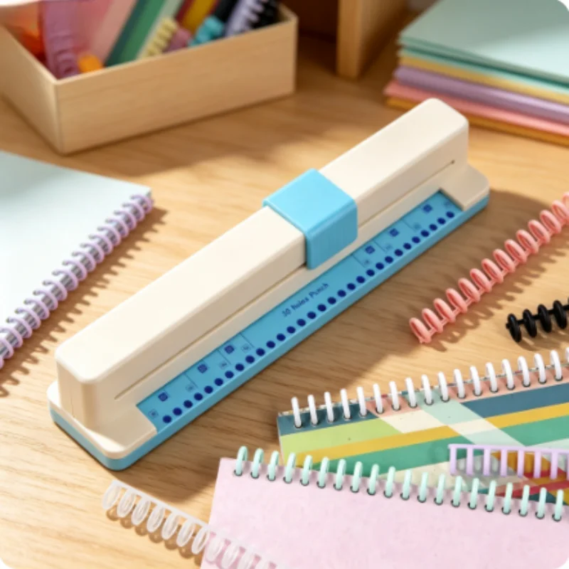 30-holes-adjustable-a4-puncher-manual-loose-leaf-paper-punching-machine-office-document-binding-stationery-tool
