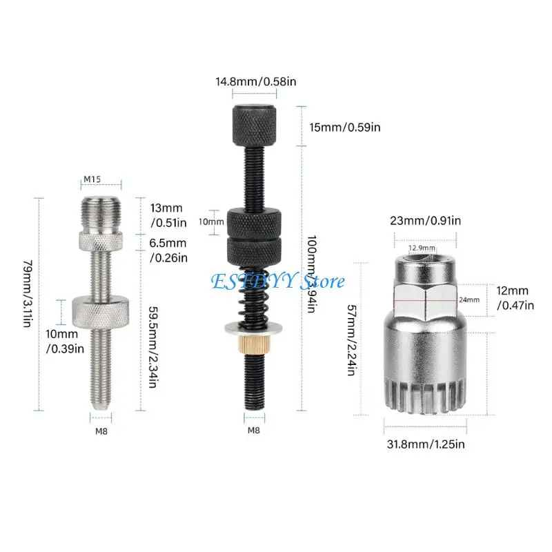 G6DE 20T مفتاح ربط سفلي مفتاح ربط كرنك مفتاح ربط للدراجة ساحبات أكمام شديدة التحمل