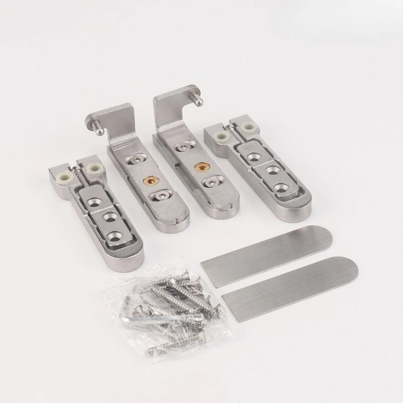 Stainless Steel Invisible Hidden Hinge Pivot Top Bottom Axis 3D Adjustable Heavy Duty Door Concealed Hinge