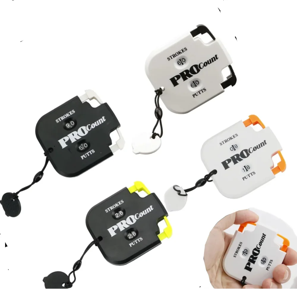 Zeroable Mini Convenient Golf Strokes Putt Score Counter Double Digit Score Goalie With Keychain Easily Goes Back To Zero