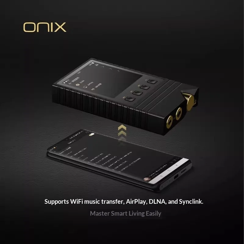 مشغل SHANLING ONIX Overture XM5 مشغل MP3 مشغل موسيقى محمول مشغل MP3 عالي الجودة HIFI Hi-res صوت مزدوج بلوتوث 5.2 DAC LDAC