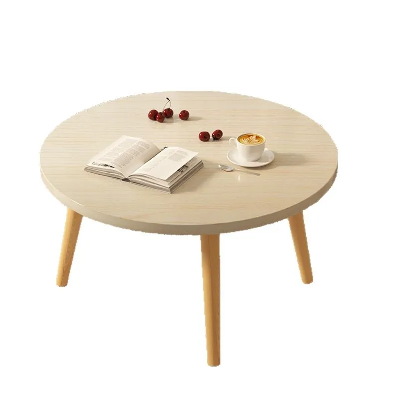 

Coffee table living room round table household small apartment creative balcony simple modern light luxury