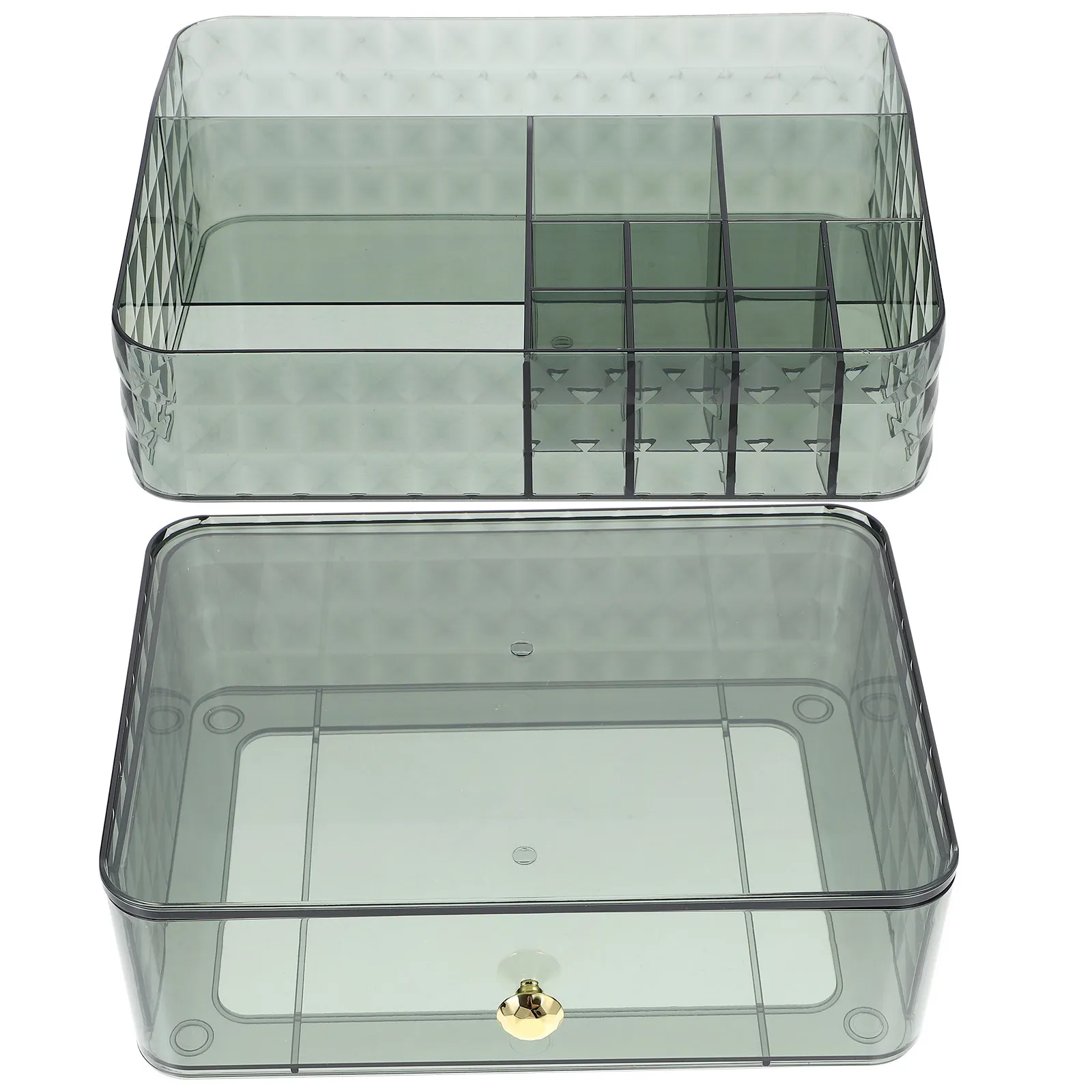 

Drawer Type Cosmetics Storage Organizer Desktop Clear Makeup Container Sundries Holder Plastic Organizer Box Storage Case