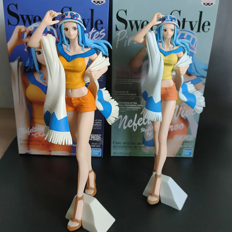 In Stock Genuine  One Piece Empress Nami Robin Lei Jiu Vivi Pirates And Sailing King Gifts Shining Charm Figurines Gift