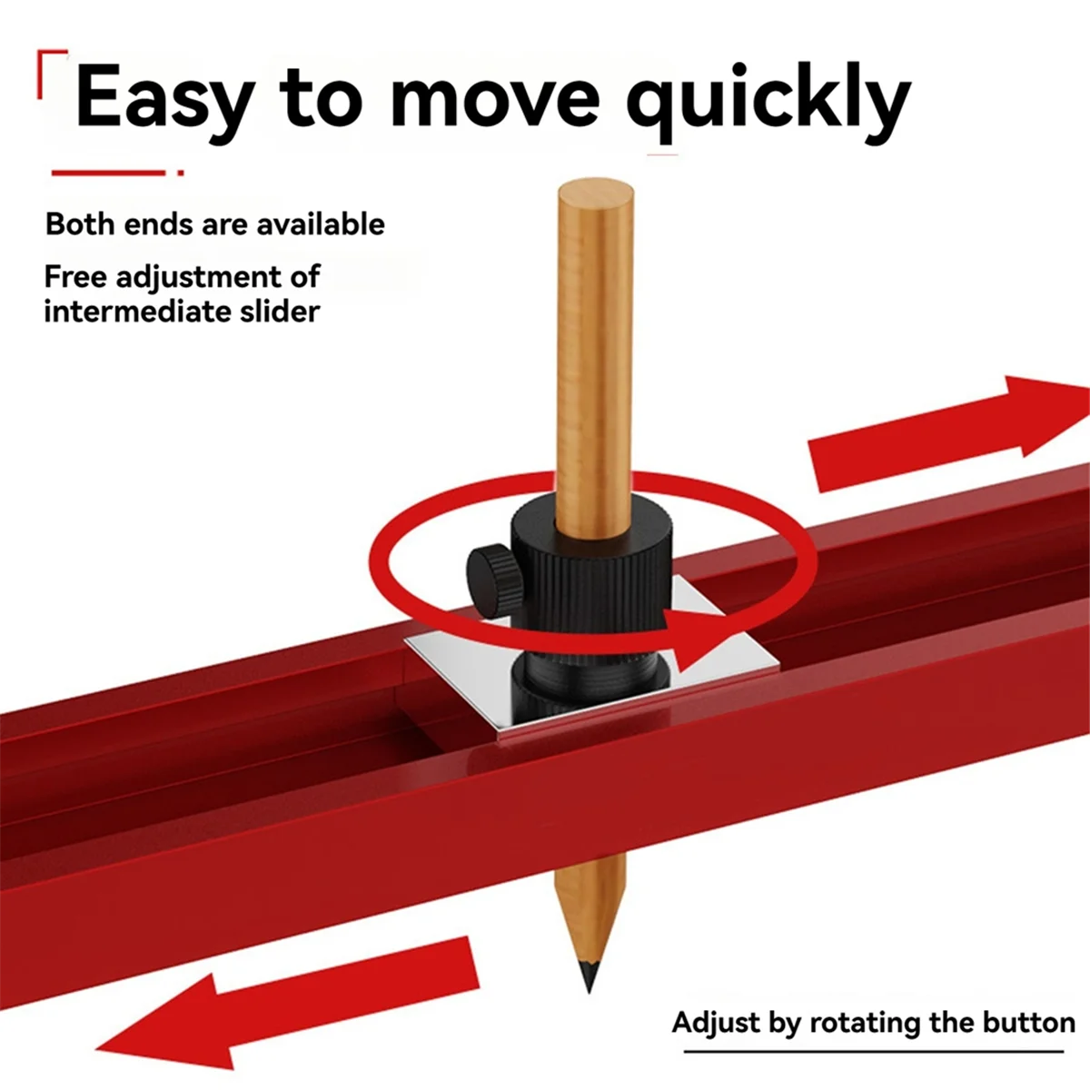 Professional Contour Gauge Scribe Tool Woodworking Edge Corner Measuring