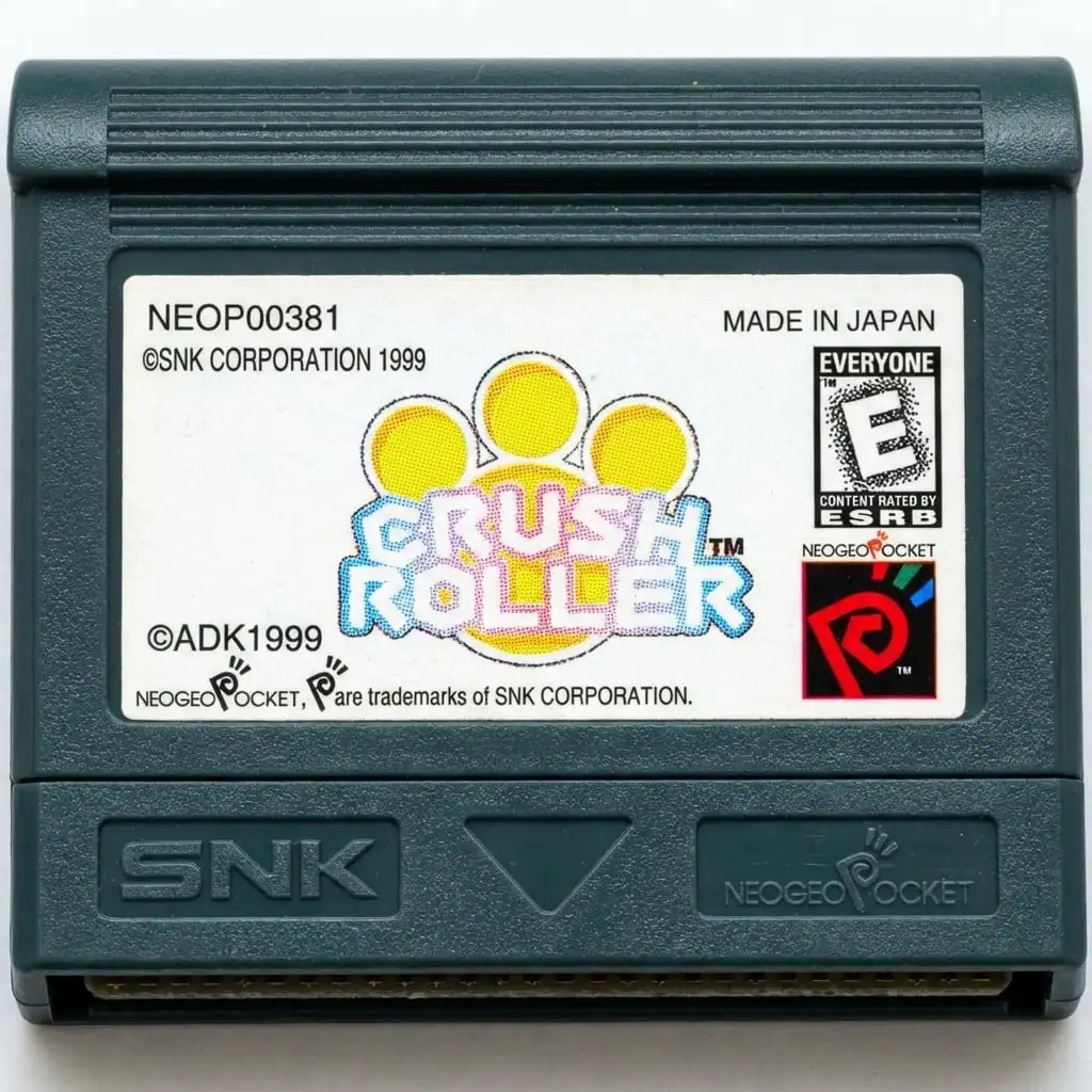 

Pocket Custom Game Cartridge | NGP & NGPC Compatible | Crush Roller | Specialized Localization (JP/EN) | RetroExpansion