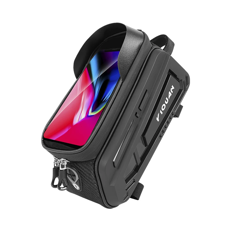 حقيبة دراجة مقاومة للمطر، هيكل صلب، شاشة لمس مقاومة للماء، سعة عالية، دراجة الطريق، دراجة هوائية جبلية، مضادة للاهتزاز، حقيبة دراجة ركوب الدراجات