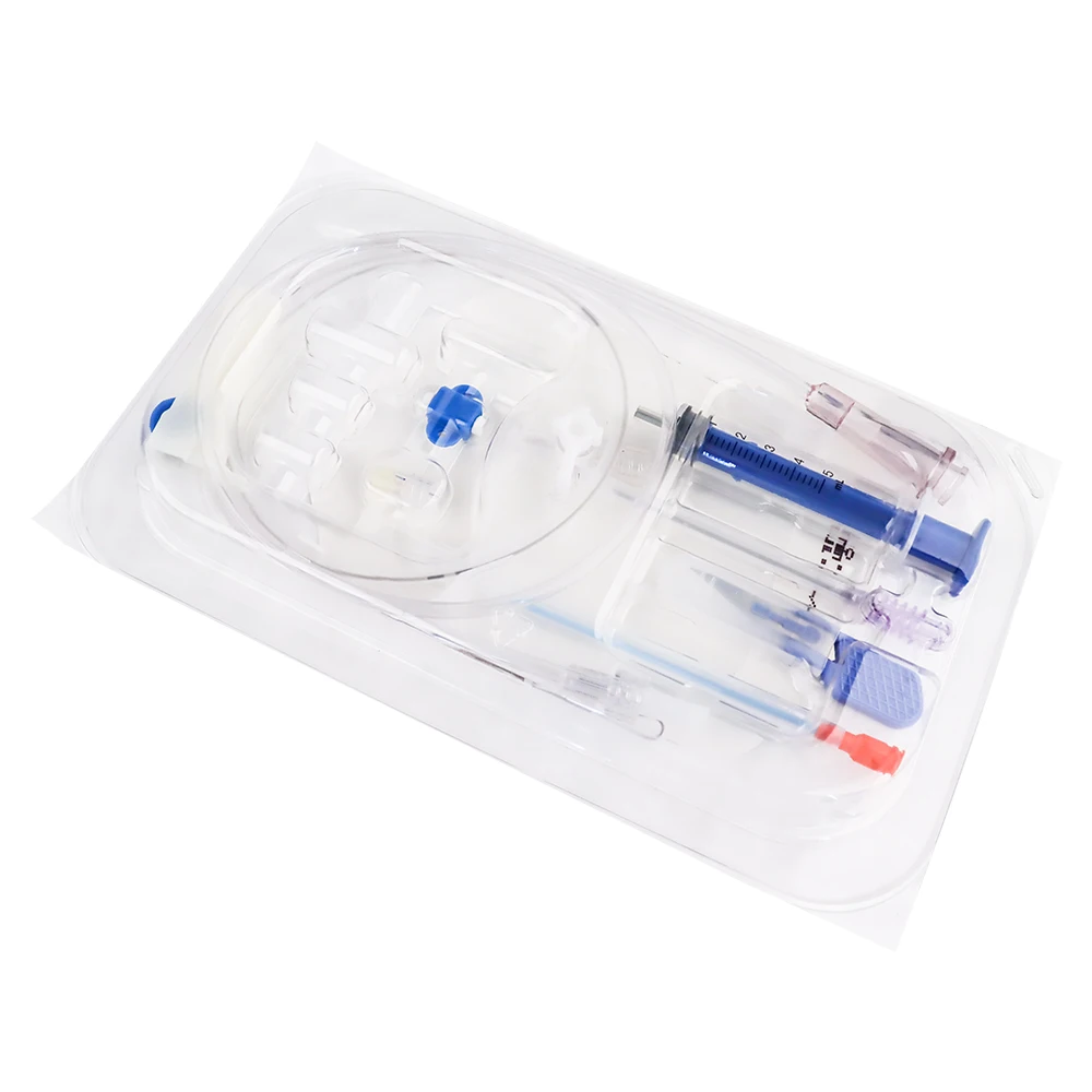 6Fr Thoracic Drainage Tube Set Group for Cats & Dogs Veterinary Use PVC/Plastic/TPU Material