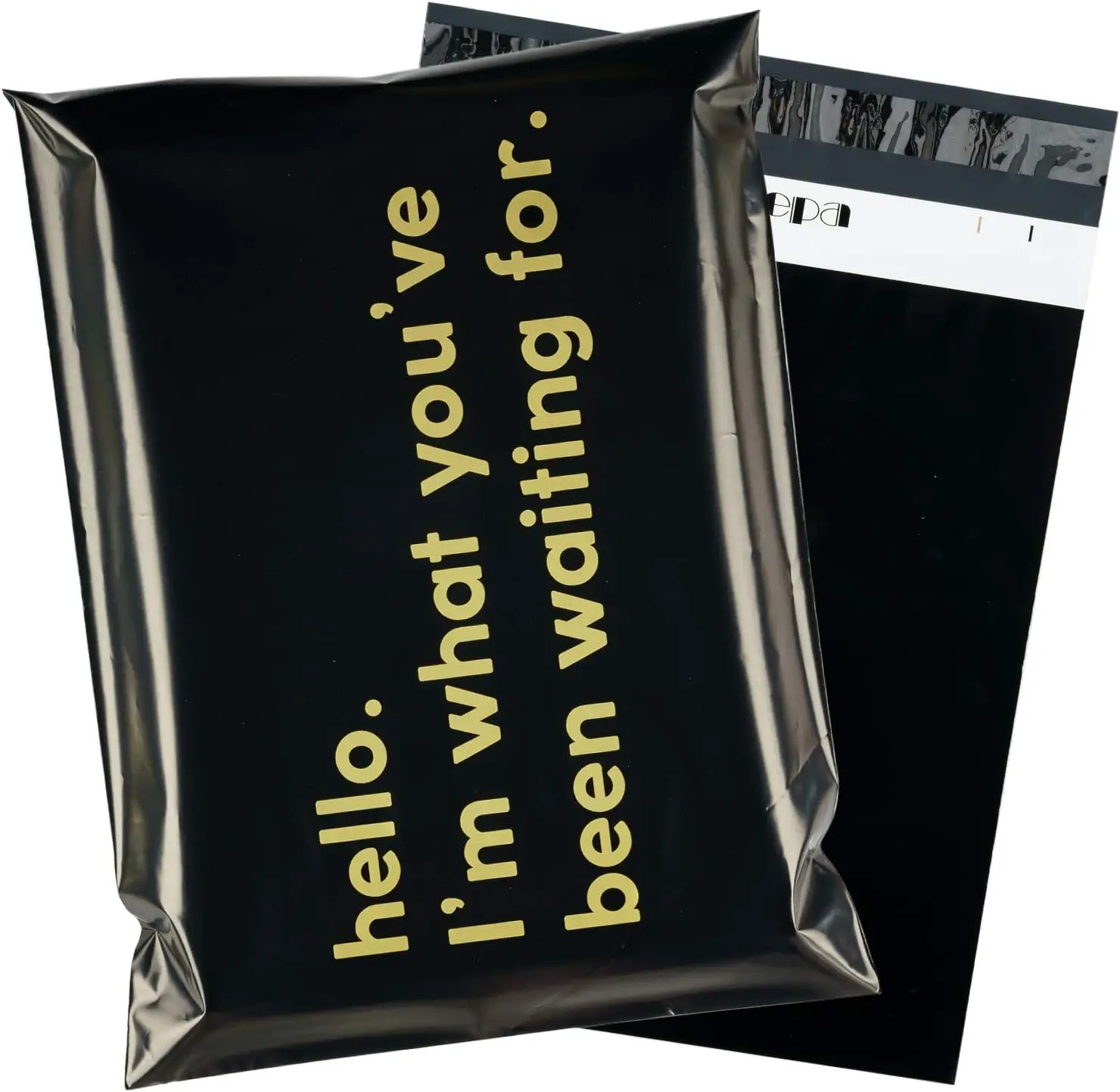 

2.3 Mil Heavy Duty Poly Mailers, Self-Sealing, 100 Pack 10x13 Inches, Black