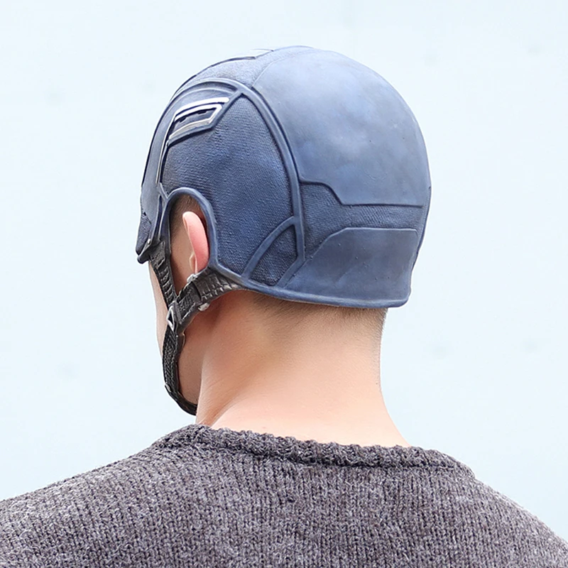 ขายร้อน Latex ฝาครอบคอสเพลย์อเมริกันฟิล์มกัปตันหมวกกันน็อกเครื่องแต่งกายหน้ากากภาพยนตร์ Props หน้ากากตกแต่งสําหรับฮาโลวีน