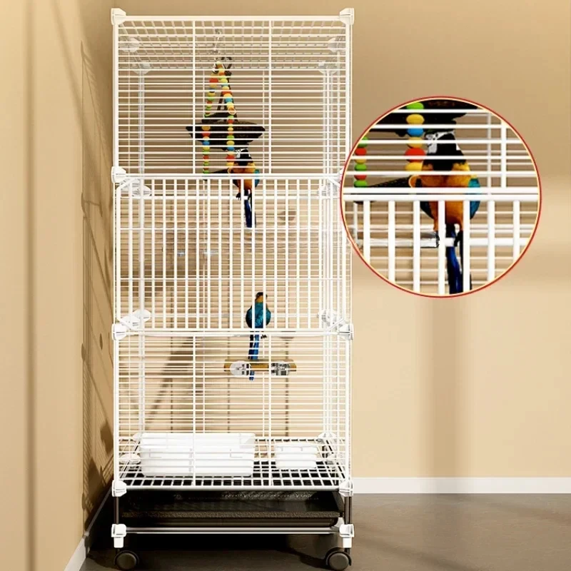 Breeding Canari Bird Cages Outdoor Large Budgie Parrot Stand Bird Cages Feeder Pigeon Cage Pour Oiseaux Pet Products