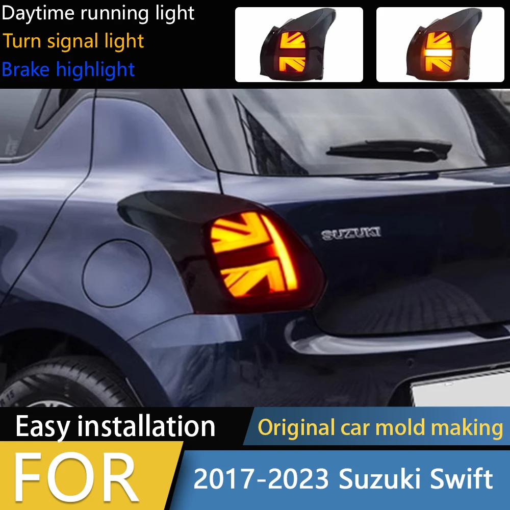 

Car Styling for Suzuki Swift Tail Light 2017-2023 Swift Sport LED Tail Lamp LED DRL Signal Brake Reverse auto Accessories